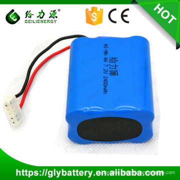 OEM 2400 mah battery 7.4 volt battery nimh aa batteries For Vacuum Cleaner